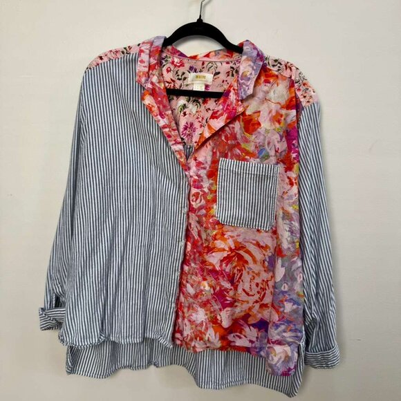 ANTHROPOLOGIE Maeve The Clarissa Buttondown SIZE 14 - Picture 1 of 7